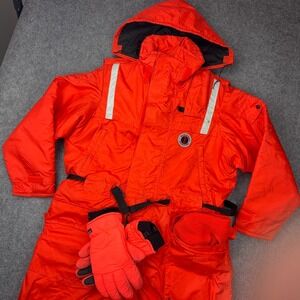 Mustang Survival Deluxe Anti-Exposure Coverall Flotation Suit Adult XL MS2175
